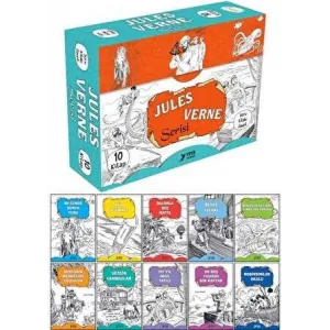 4. Sınıf Jules Verne Serisi 10 Kitaplık Set