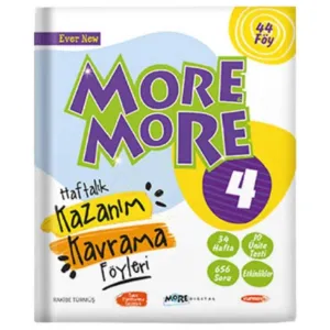 4. Sınıf More More Haftalık Kazanım Kavrama Föyleri 44 Föy