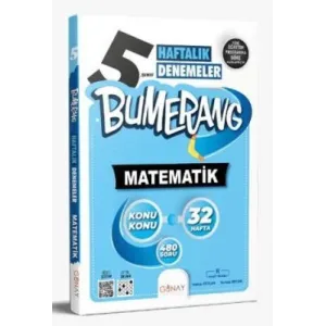 5. Sınıf Bumerang 32 Haftalık Matematik Denemeleri