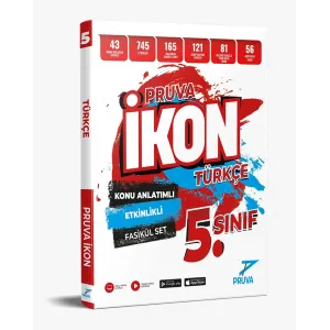 5.SINIF TÜRKÇE İKON KONU ANLATIMLI FASİKÜL SET