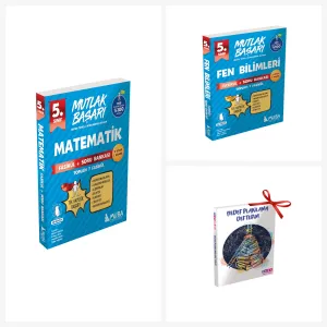 5.Sınıf Matematik ve Fen Bilimleri Fasiküller + Soru Bankası Seti. Hedef Planlama Defter Hediyeli!!!