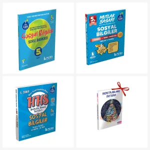 5.Sınıf Sosyal Bilgiler Seti. Hedef Planlama Hediyeli !!