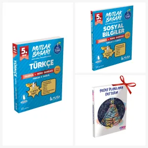 5.Sınıf Türkçe ve Sosyal Bilgiler Fasiküller + Soru Bankası Seti. Hedef Planlama Defter Hediyeli!!!
