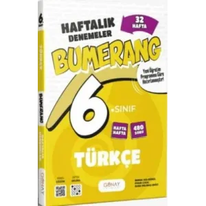 6. Sınıf Türkçe Bumerang 32 Haftalık Denemeleri
