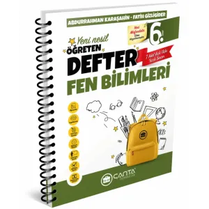 6. Sınıf Fen Bilimleri Öğreten Defter