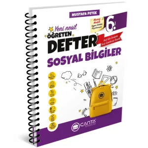 6. Sınıf Sosyal Bilgiler Öğreten Defter