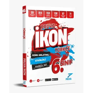 6.SINIF TÜRKÇE İKON KONU ANLATIMLI FASİKÜL SET