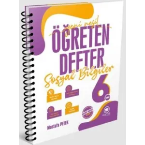 6. Sınıf Sosyal Bilgiler Öğreten Defter