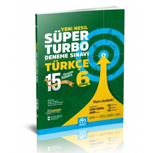 6. Sınıf Türkçe Yeni Nesil Süper Turbo Deneme Sınavı