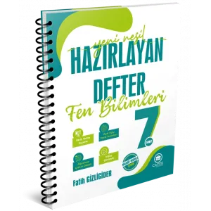 7. Sınıf Fen Bilimleri Hazırlayan Defter