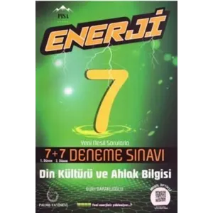 7. Sınıf Din Kültürü ve Ahlak Bilgisi Enerji 7+7 Deneme Sınavı