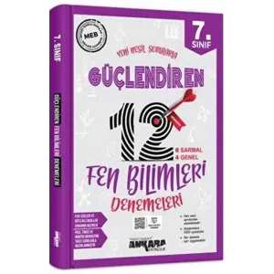 7. Sınıf Fen Bilimleri Güçlendiren 12 Deneme Sınavı