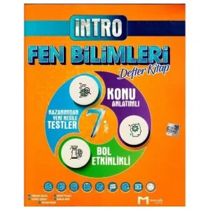 7. Sınıf Fen Bilimleri İntro Defter Kitap