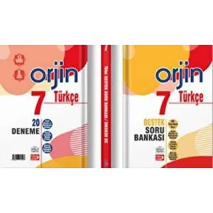 7. Sınıf Orjin Türkçe Destek Soru Bankası + 20 Deneme