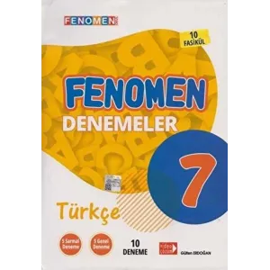 7. Sınıf Türkçe 10 Deneme Fenomen Okul Yayınları