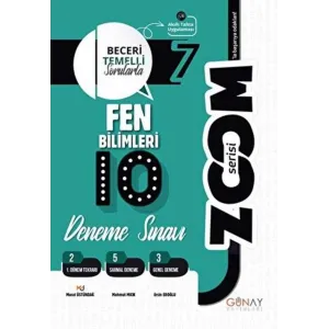 7. Sınıf Zoom Serisi Fen Bilimleri 10`lu Deneme Sınavı