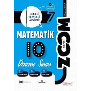 7. Sınıf Zoom Serisi Matematik 10`lu Deneme Sınavı