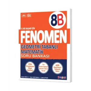 8. Sınıf Geometri Tabanlı Matematik Soru Bankası Fenomen Okul Yayınları