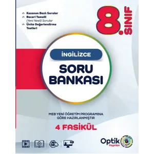 8. Sınıf İngilizce Soru Bankası Optik Yayınları