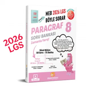 8. Sınıf 2026 Lgs Meb Böyle Sorar PARAGRAF Soru Bankası Video Çözümlü