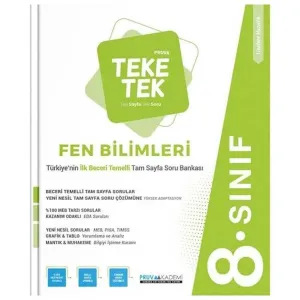 PRUVA AKADEMİ 8. Sınıf Fen Bilimleri Pruva Teke Tek