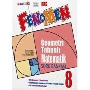 8. Sınıf Geometri Tabanlı Matematik Soru Bankası Fenomen Okul Yayınları