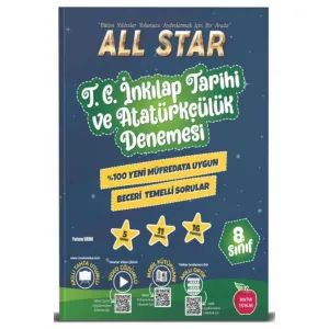 8. Sınıf LGS All Star TC İnkılap Tarihi Ve Atatürkçülük Deneme