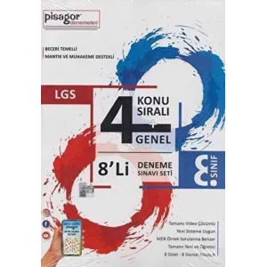 8. Sınıf LGS Pisagor 8`li Deneme