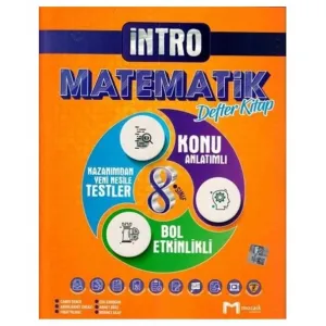 8. Sınıf Matematik İntro Konu Anlatımlı Defter Kitap
