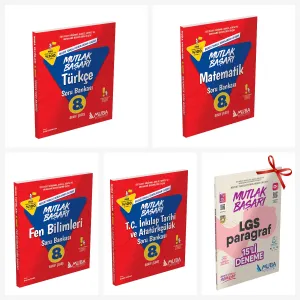 8. Sınıf MB LGS Soru Bankası 4lü Set. Beceri Temelli S. O. LGS Paragraf 15li D. Hediyeli!!