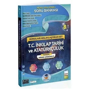 8. Sınıf T.C. İnkılap Tarihi ve Atatürkçülük Konu Anlatımlı Soru Bankası Video Çözümlü Zeka Küpü Yayınları