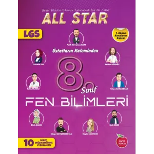 8.SINIF ALL STAR 1.DÖNEM 10 SÜREÇ DEĞERLENDİRME FEN BİLİMLERİ