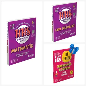 8.Sınıf Matematik ve Fen Bilimleri HHS Set. Matematik İlk Hasat Soru Bankası (1.Dönem) Hediyeli!!