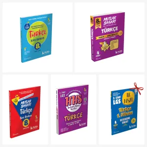 8.Sınıf Türkçe Seti. Türkçe İlk Hasat 10 Deneme Sınavı (1.Dönem) Hediyeli!!