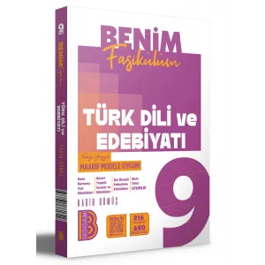 9. Sınıf Türk Dili ve Edebiyatı Benim Fasikülüm Benim Hocam Yayınları