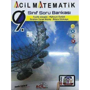 Acil Yayınları 9. Sınıf Acil Matematik Soru Bankası