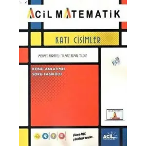 Acil Yayınları Katı Cisimler Konu Anlatımlı Soru Fasikülü