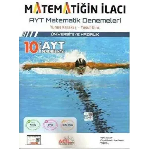 Acil Yayınları Matematiğin İlacı AYT Matematik Denemeleri