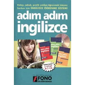 Adım Adım İngilizce 3 kitap + 3 CD