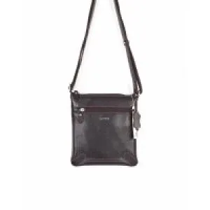 Aka Omuzdan Askılı Çanta 317-4 Floter Kahve Deri