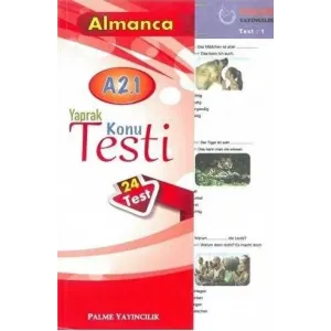 Almanca Yaprak Konu Testi