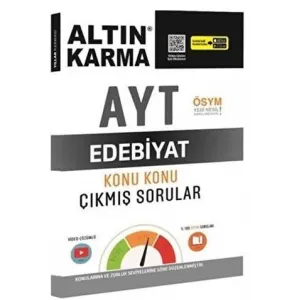 Altın Karma Yayınları 2020 AYT Edebiyat Konu Konu Çıkmış Sorular