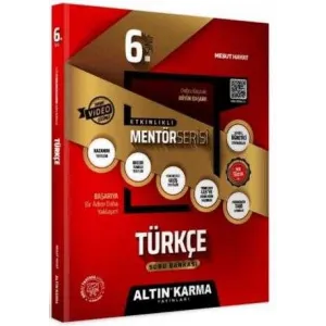 Altın Karma Yayınları 6. Sınıf Türkçe Altın Etkinlikli Kazanım Soru Bankası - Mentör Serisi