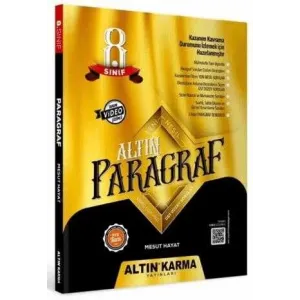 Altın Karma Yayınları 8. Sınıf LGS Paragraf Soru Bankası