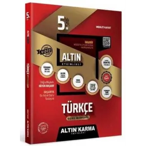 Altın Karma Yayınları - Bayilik 5. Sınıf Türkçe Altın Etkinlikli Kazanım Soru Bankası