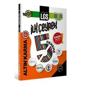 Altın Karma Yayınları LGS İlk Çeyrek 5 Deneme
