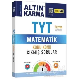 Altın Karma Yayınları TYT Matematik Konu Konu Çıkmış Sorular