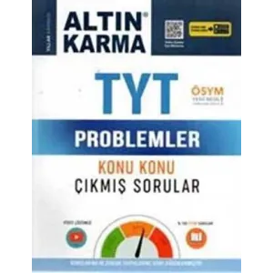 Altın Karma Yayınları TYT Problemler Konu Konu Çıkmış Sorular