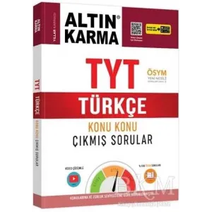 Altın Karma Yayınları TYT Türkçe Konu Konu Çıkmış Sorular
