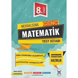 Altın Nokta Basım Yayın 8. Sınıf Meraklısına Genç Matematik Zeka Kitabı